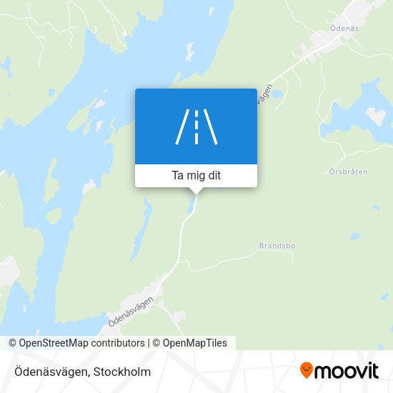 Ödenäsvägen karta