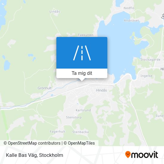 Kalle Bas Väg karta