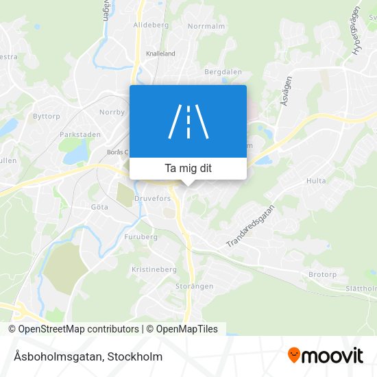 Åsboholmsgatan karta
