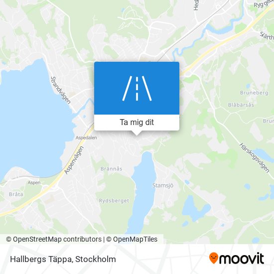 Hallbergs Täppa karta