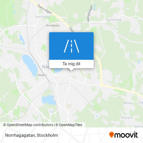 Norrhagagatan karta