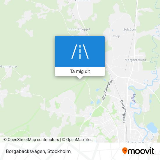 Borgabacksvägen karta