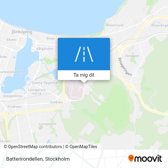 Batterirondellen karta