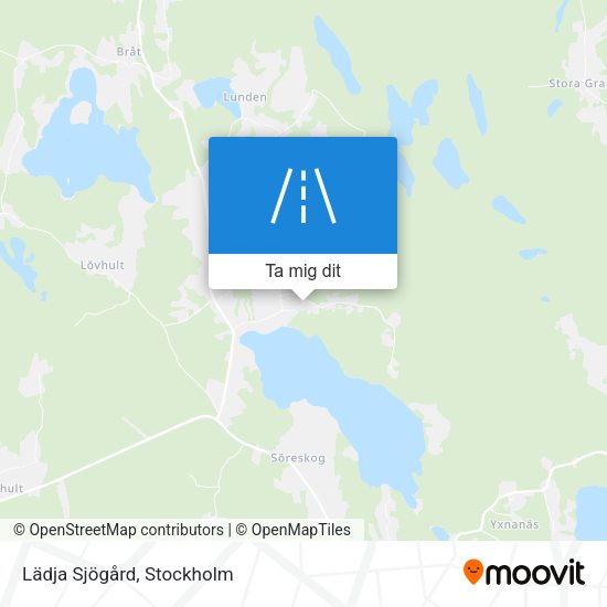 Lädja Sjögård karta