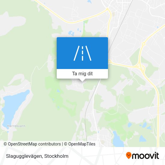 Slagugglevägen karta