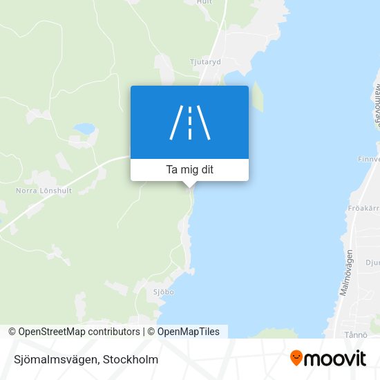Sjömalmsvägen karta