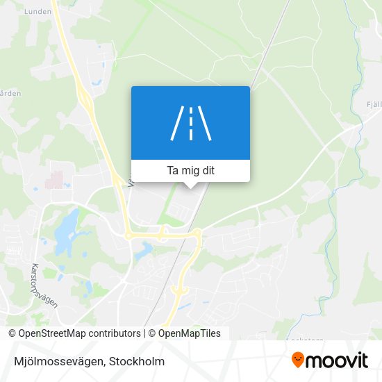 Mjölmossevägen karta