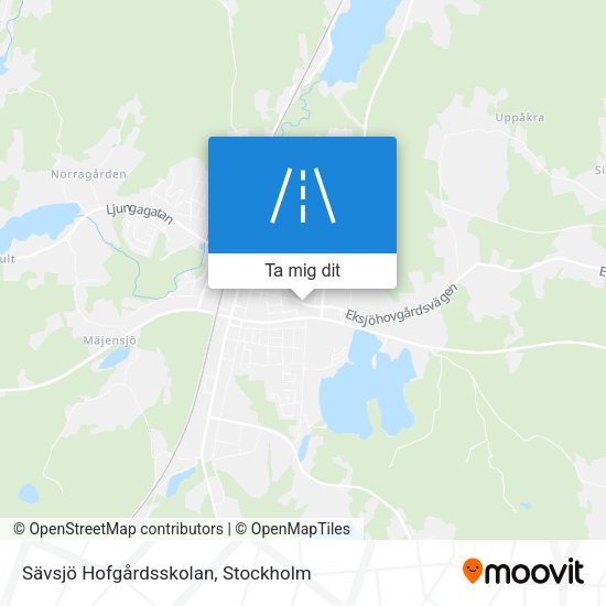 Sävsjö Hofgårdsskolan karta