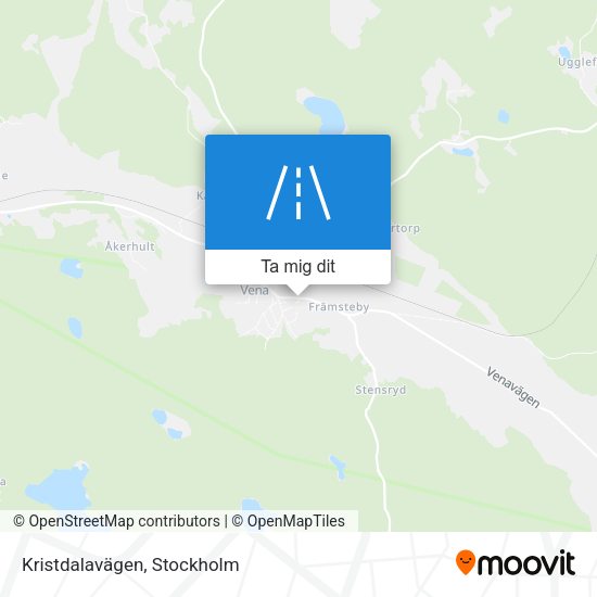 Kristdalavägen karta