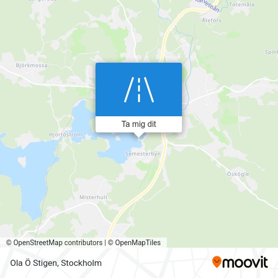 Ola Ö Stigen karta