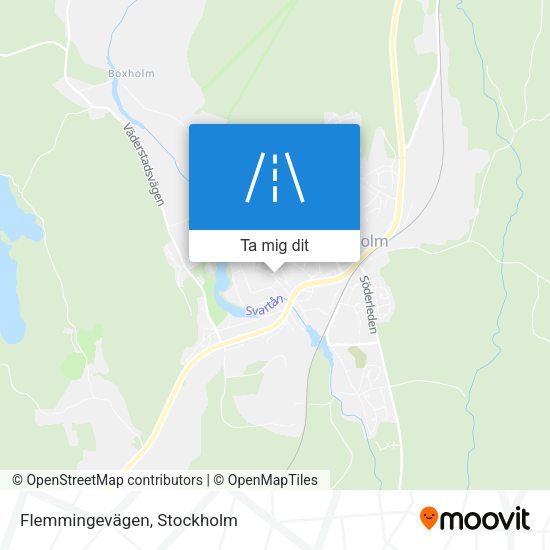 Flemmingevägen karta