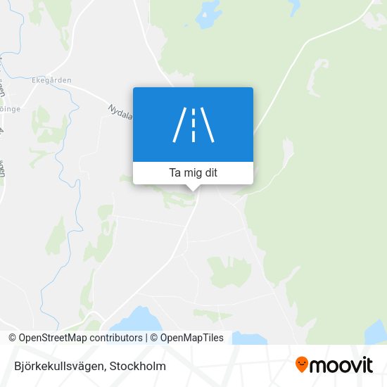 Björkekullsvägen karta