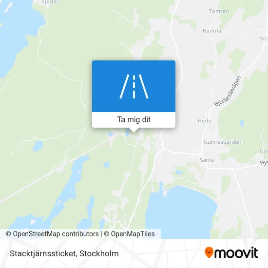 Stacktjärnssticket karta