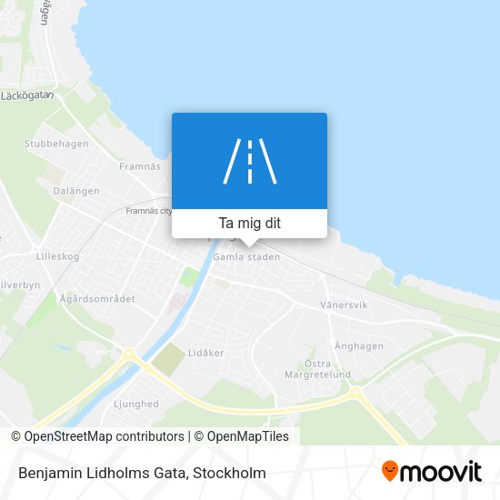 Benjamin Lidholms Gata karta