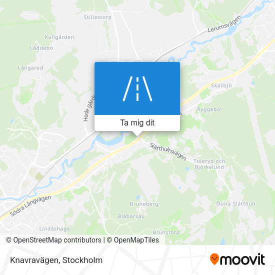 Knavravägen karta