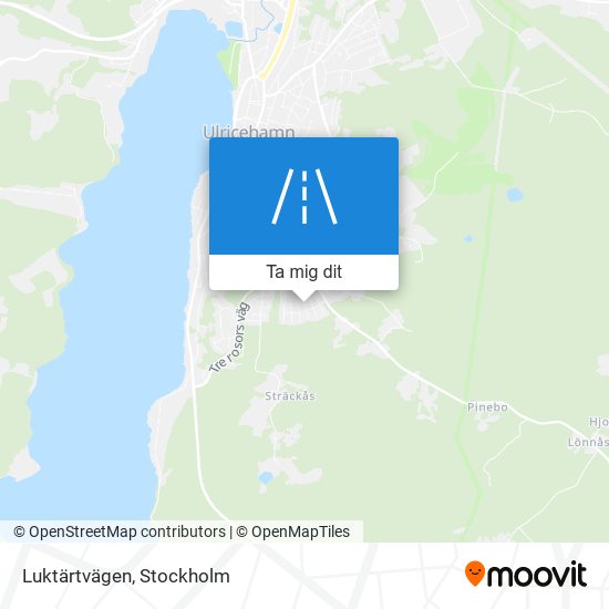 Luktärtvägen karta