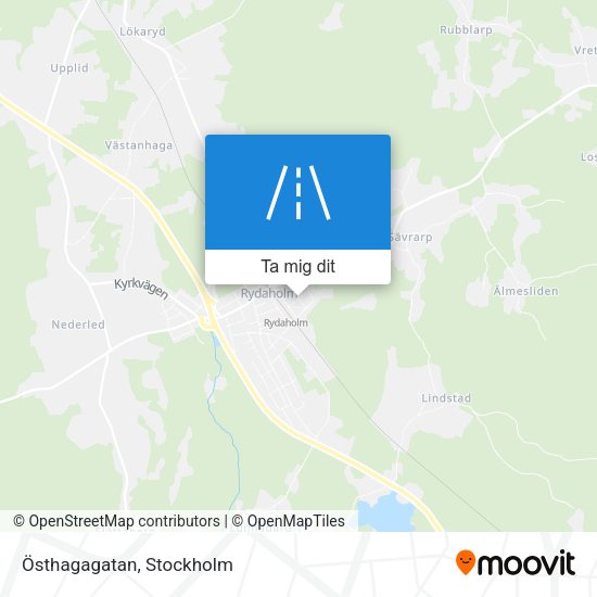 Östhagagatan karta