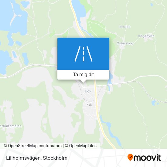 Lillholmsvägen karta