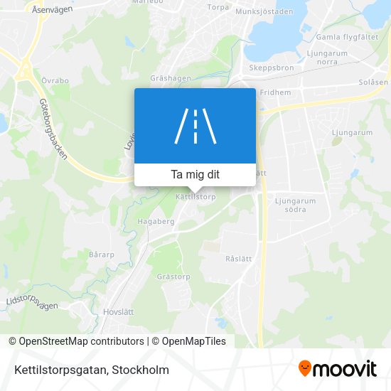 Kettilstorpsgatan karta