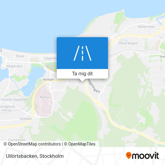 Ullörtsbacken karta