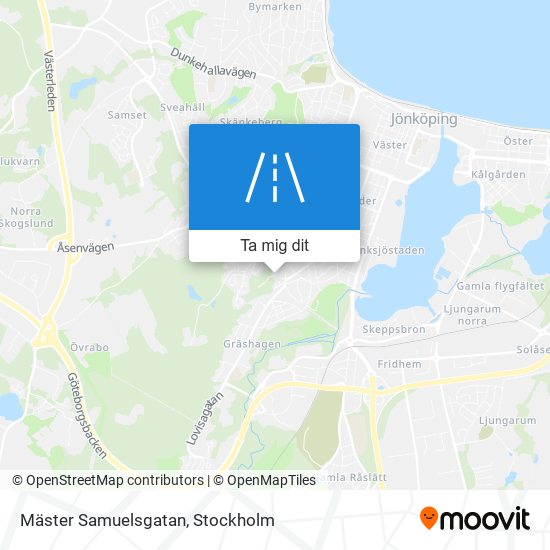 Mäster Samuelsgatan karta