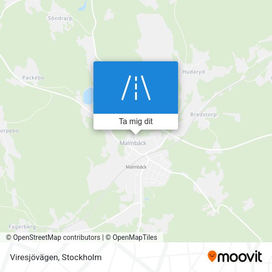 Viresjövägen karta
