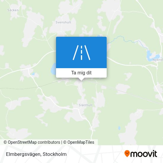 Elmbergsvägen karta