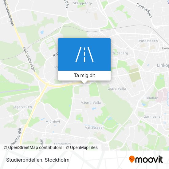 Studierondellen karta