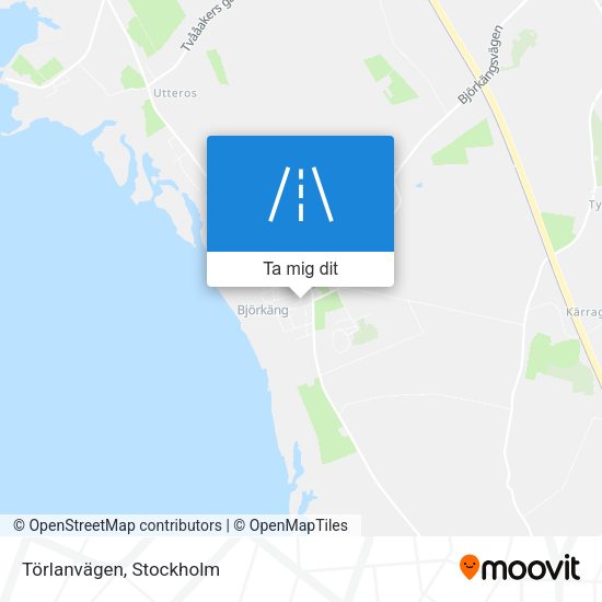 Törlanvägen karta