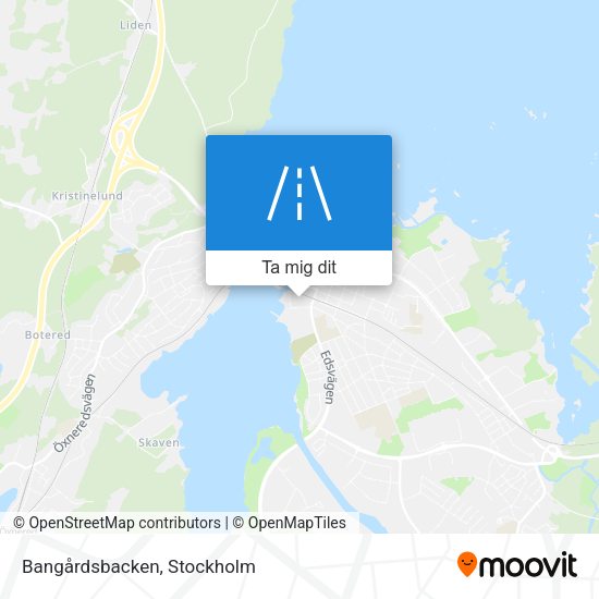 Bangårdsbacken karta