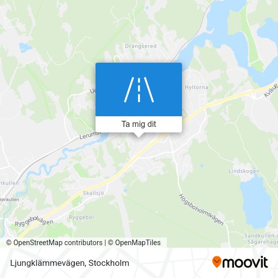 Ljungklämmevägen karta