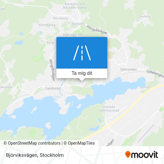 Björviksvägen karta