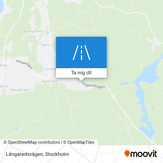 Långaredsvägen karta