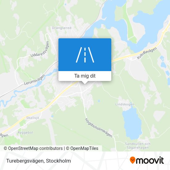 Turebergsvägen karta