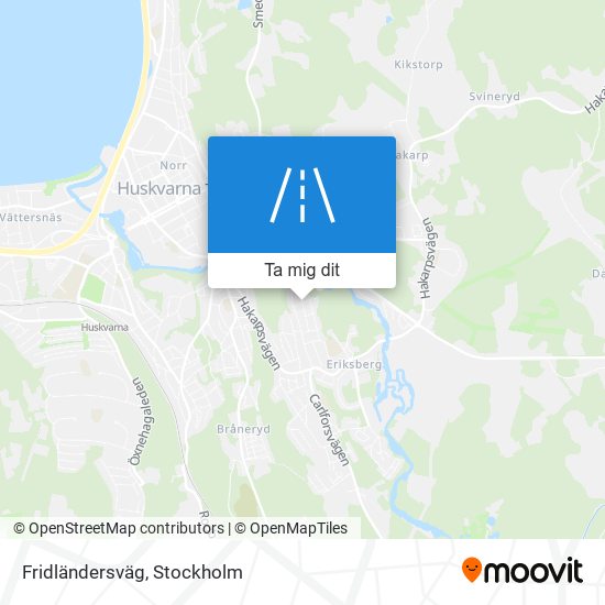 Fridländersväg karta