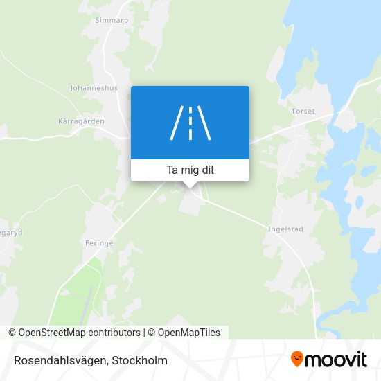 Rosendahlsvägen karta