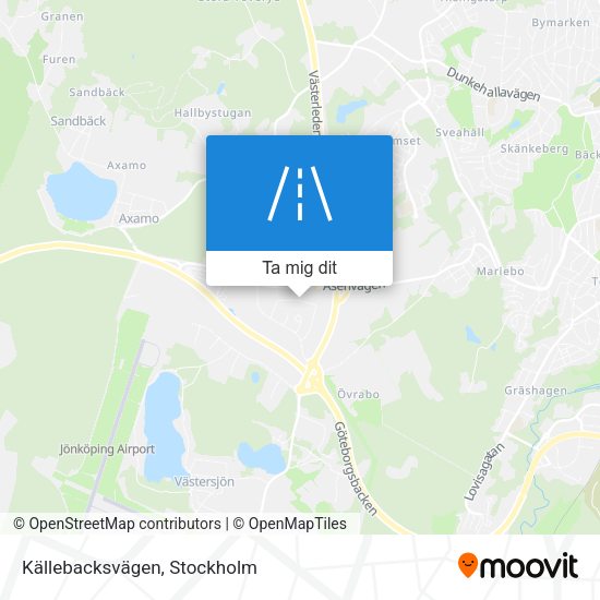Källebacksvägen karta