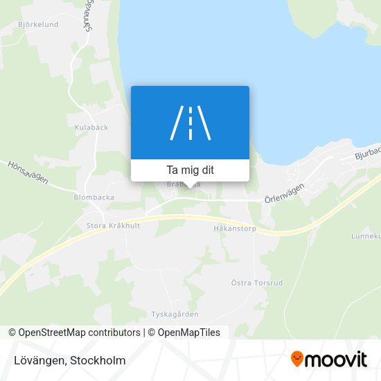 Lövängen karta
