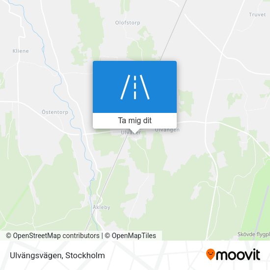 Ulvängsvägen karta