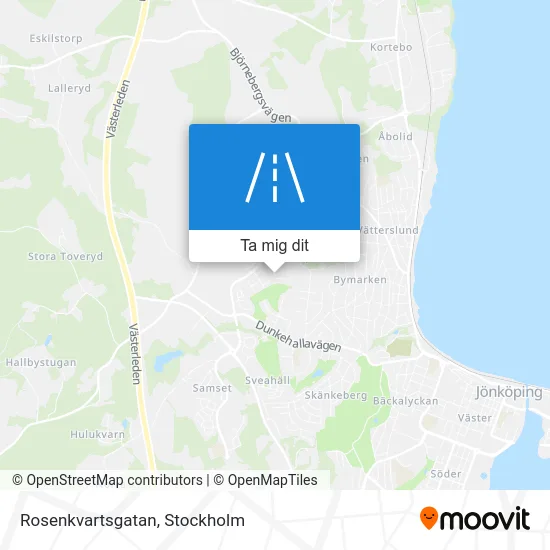 Rosenkvartsgatan karta