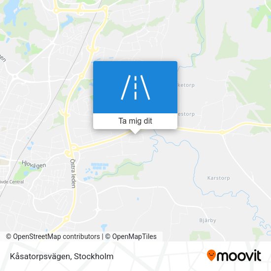 Kåsatorpsvägen karta