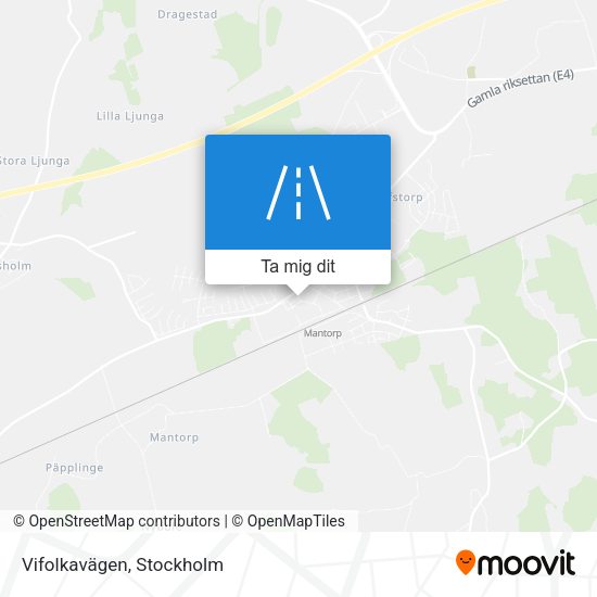 Vifolkavägen karta