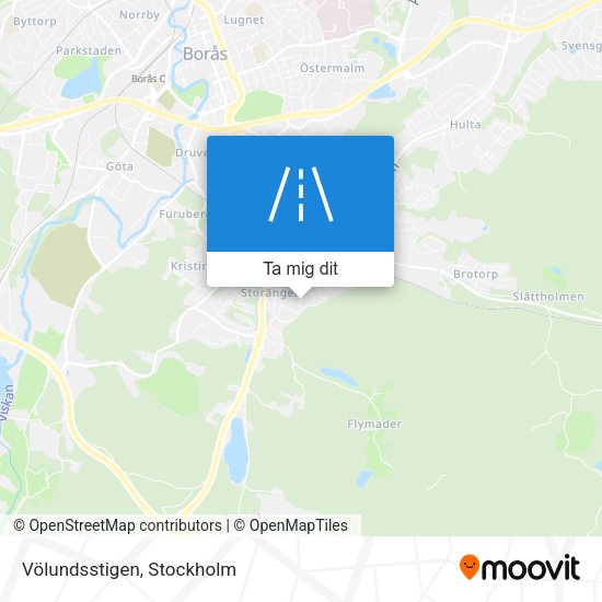 Völundsstigen karta
