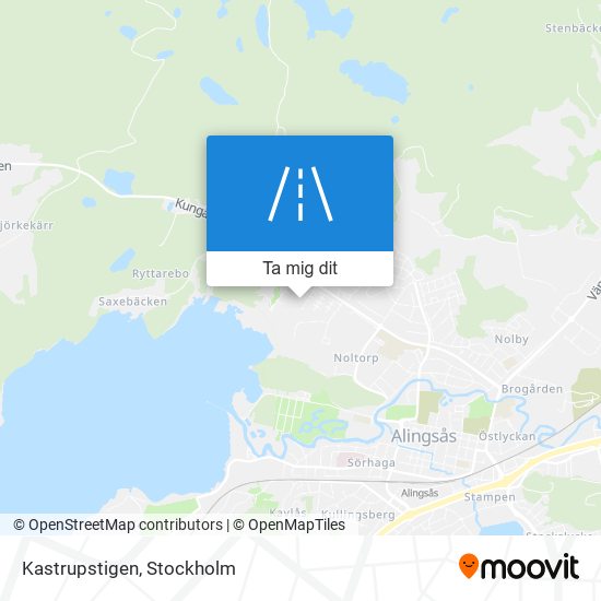 Kastrupstigen karta