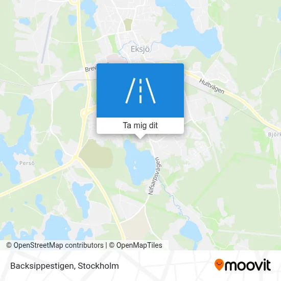 Backsippestigen karta