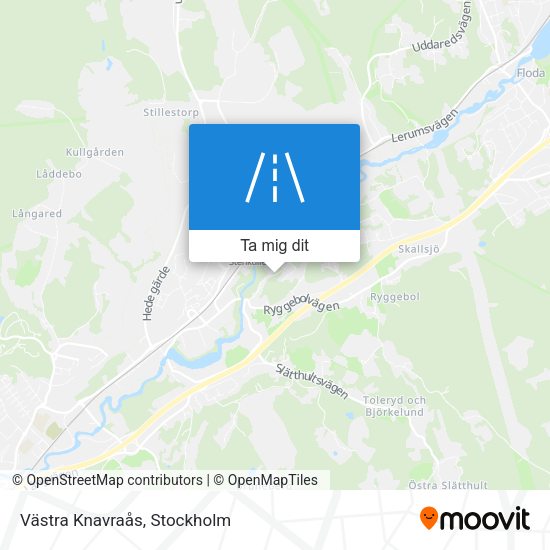 Västra Knavraås karta