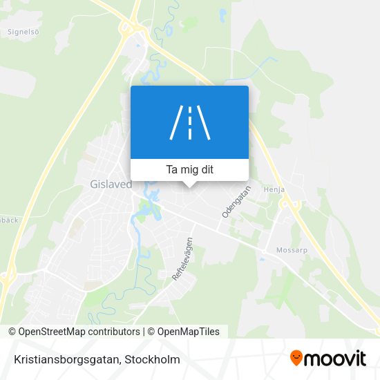 Kristiansborgsgatan karta