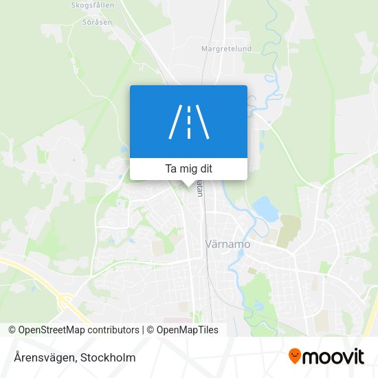 Årensvägen karta