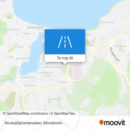 Rocksjöpromenaden karta