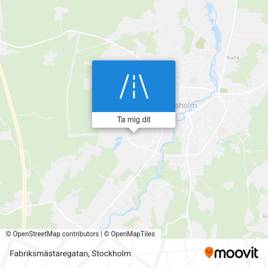 Fabriksmästaregatan karta
